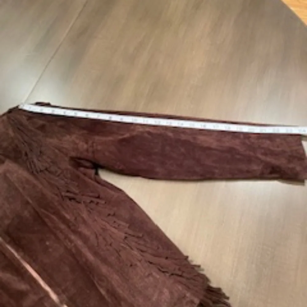 a' la carte - Brown Suede Jacket - Size Small - Picture 9 of 12